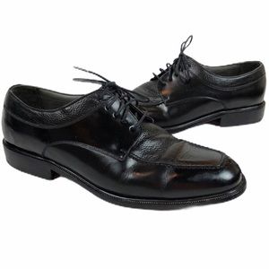 Florsheim Mens Black Leather Shoes Size 11 Oxford